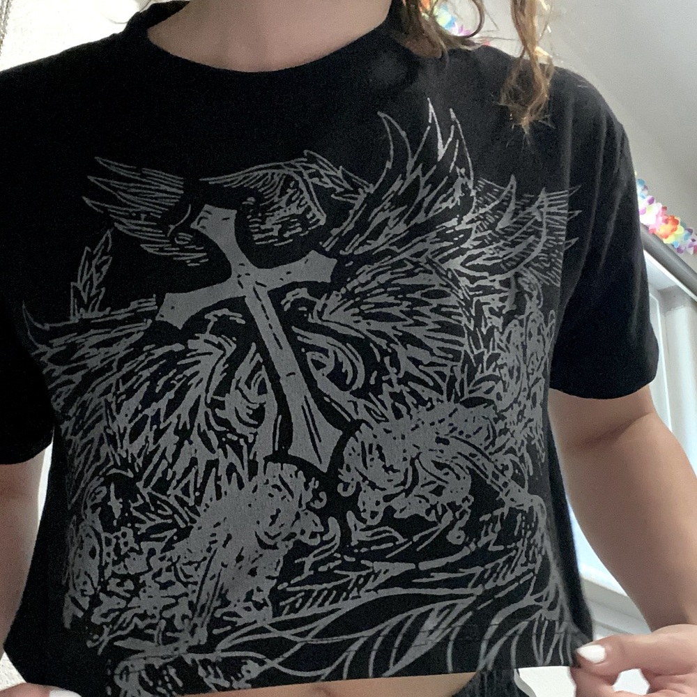 cross crop top